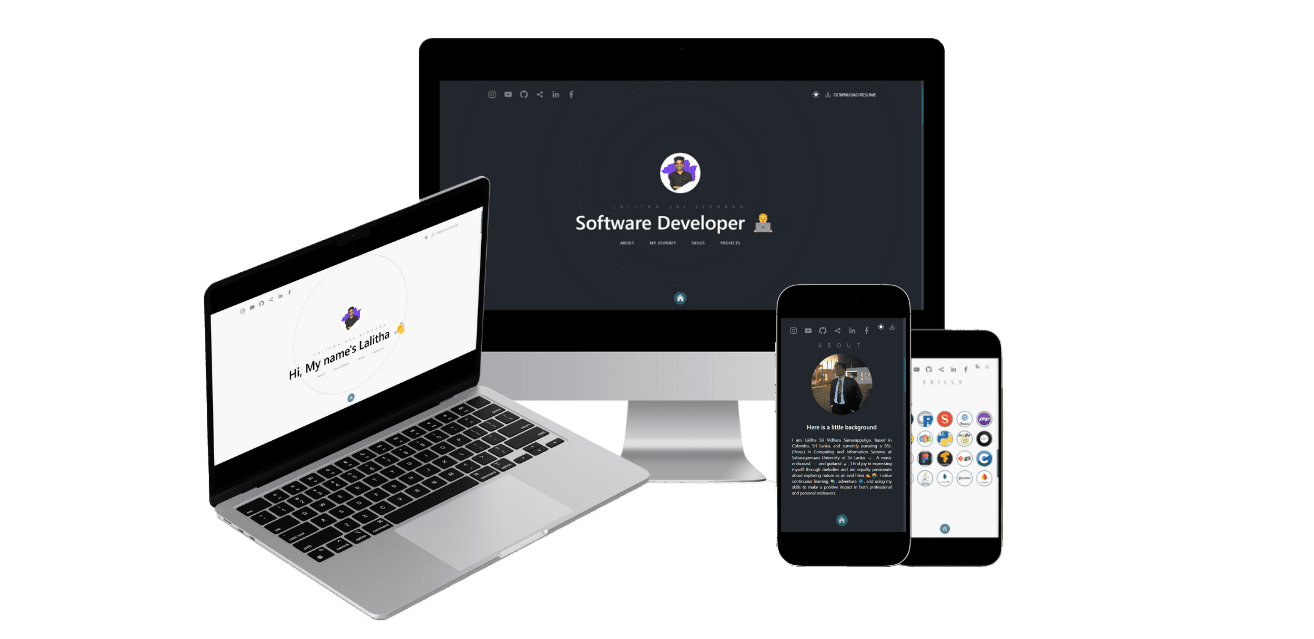 Portfolio Website preview