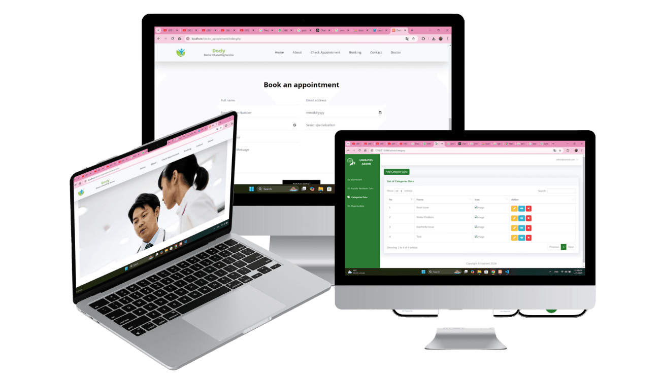Docly: Doctor Appointment Management System preview